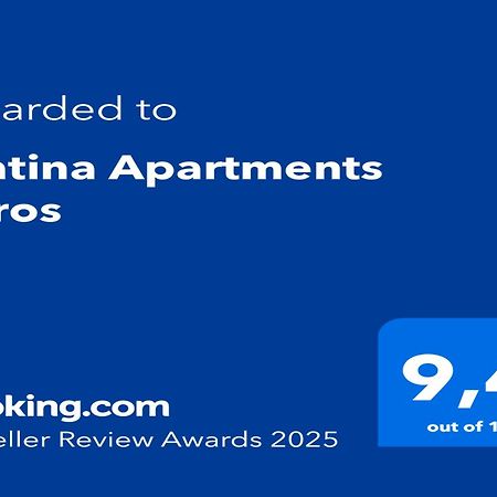 Matina Apartments Tyros Exteriér fotografie