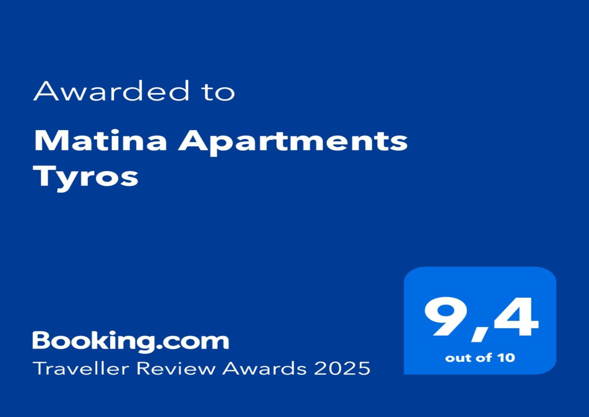 Matina Apartments Tyros Exteriér fotografie